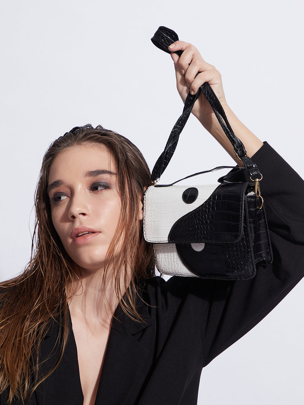 Yin Yang Black & White Mini Bag