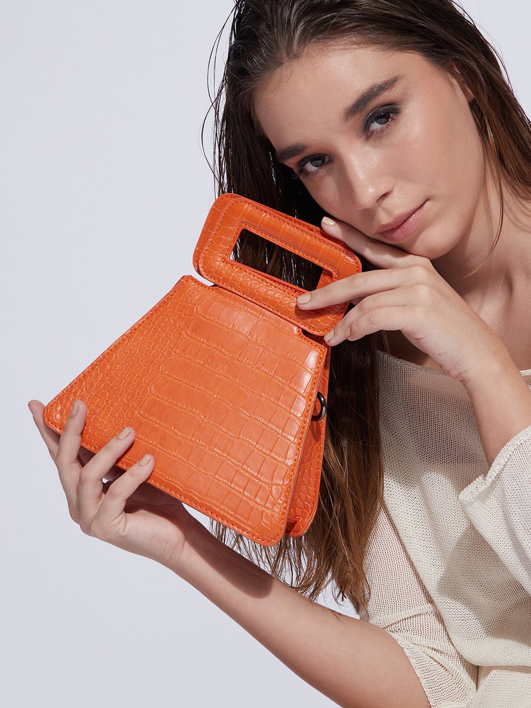 Tangerine Orange Mini Bag