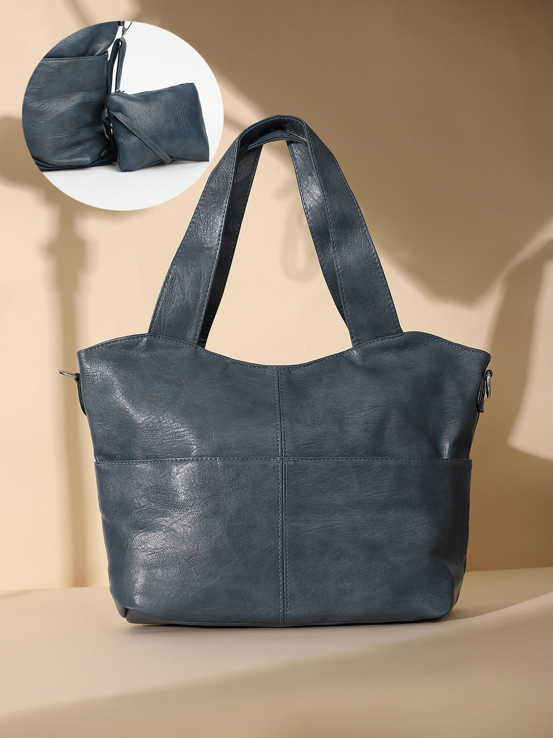 The Everyday City Tote Bag - Navy Blue