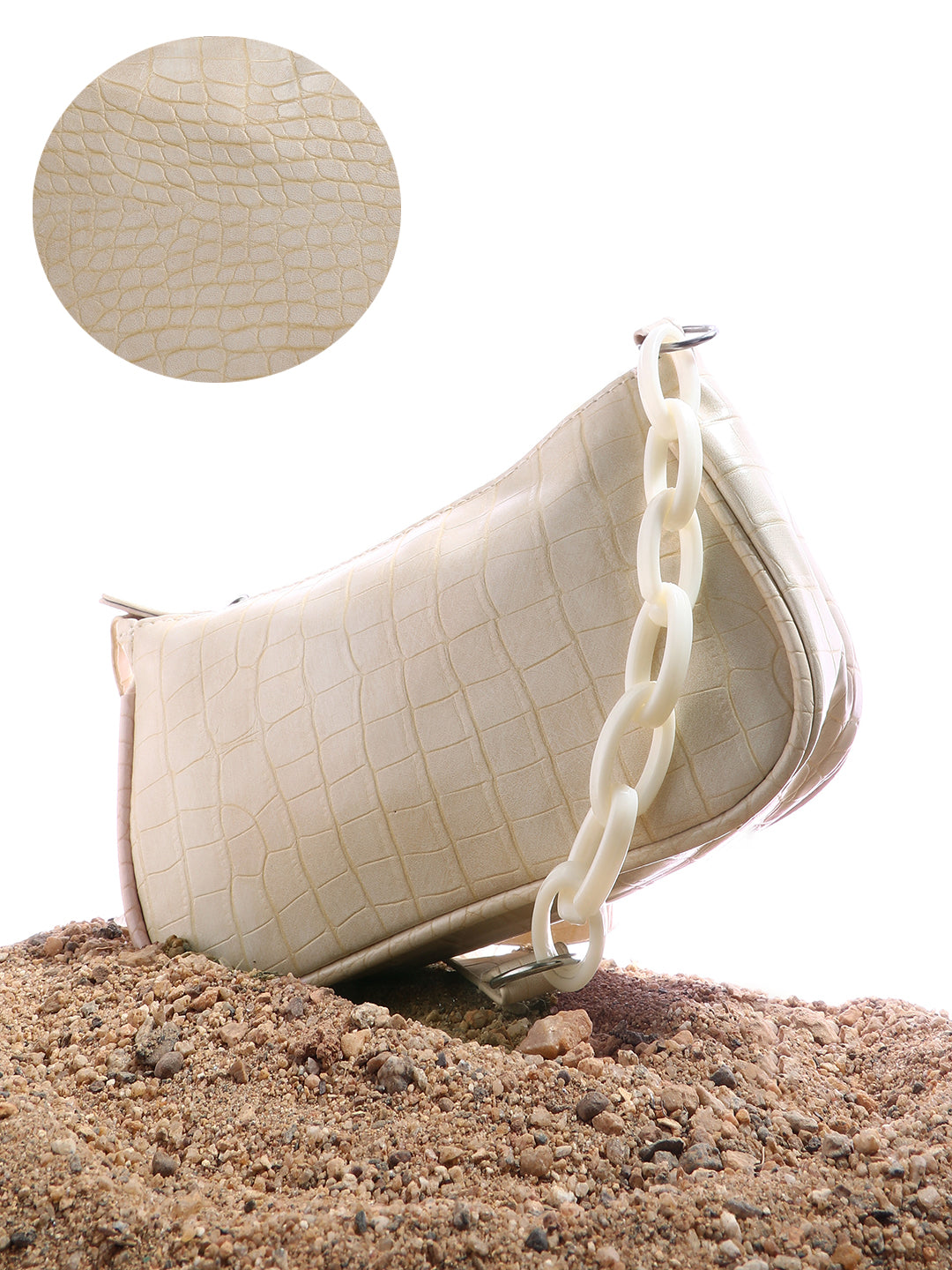 The Diem Shoulder Bag - Ivory White