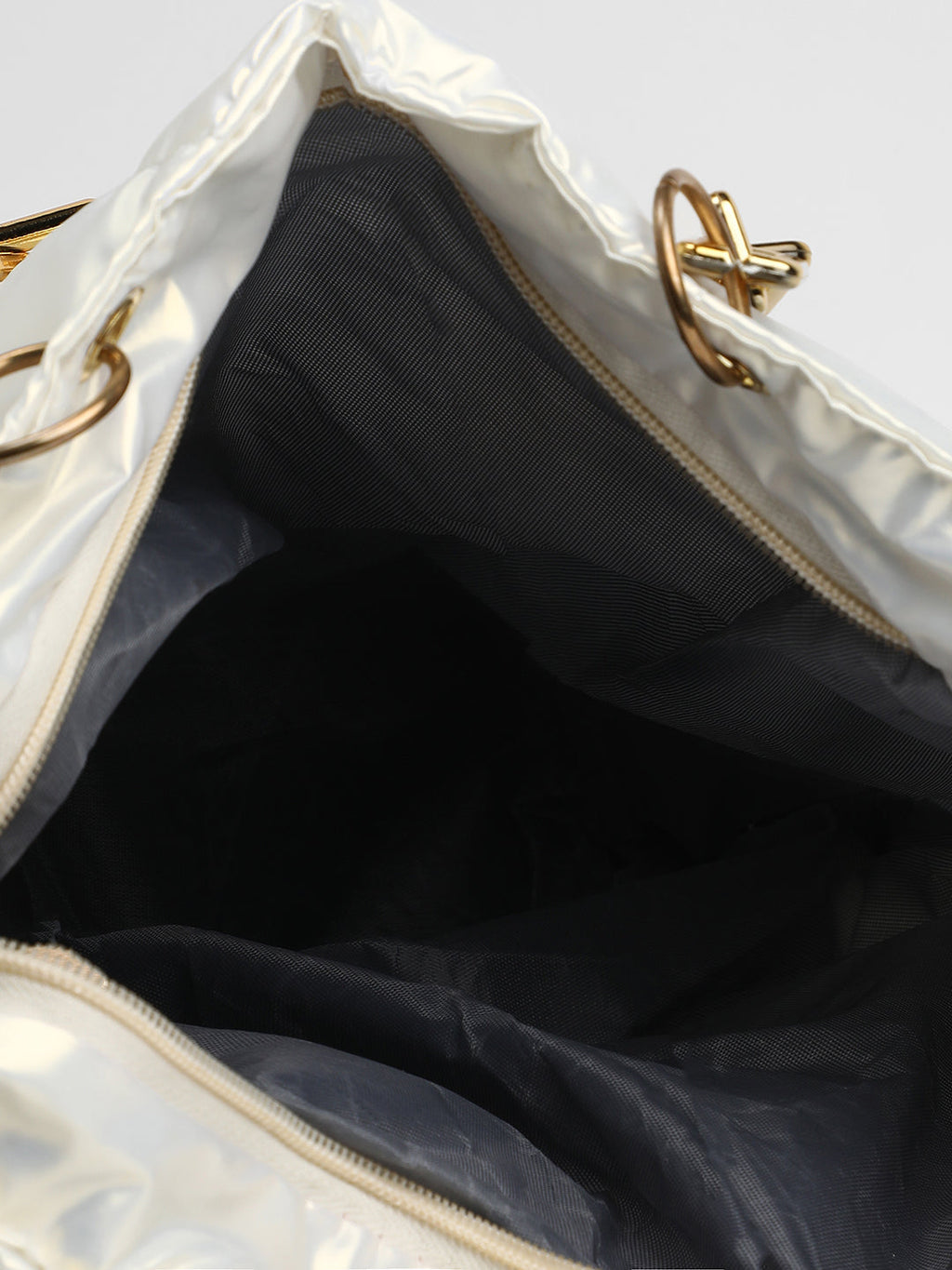 The Supersonic Puffer Tote Bag - Pearl White