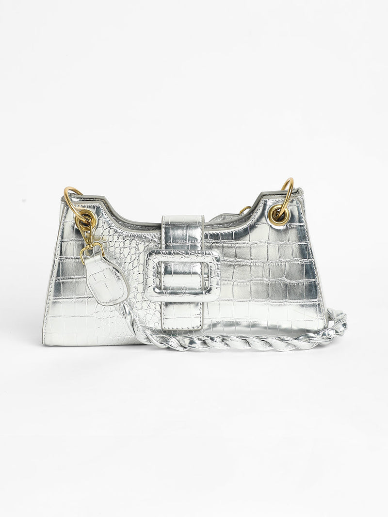 The Scale Buckle Shoulder Bag