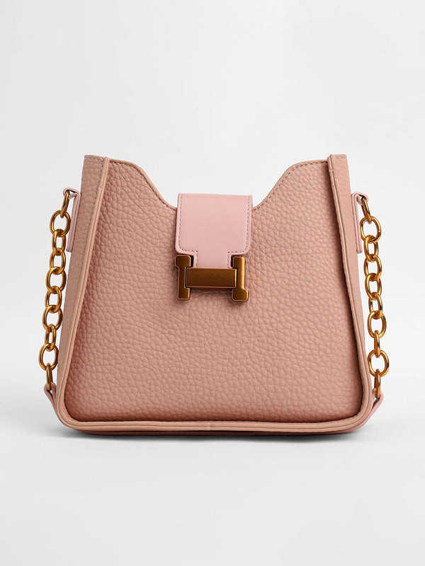 The Monogram Small Shoulder Bag - Baby Pink