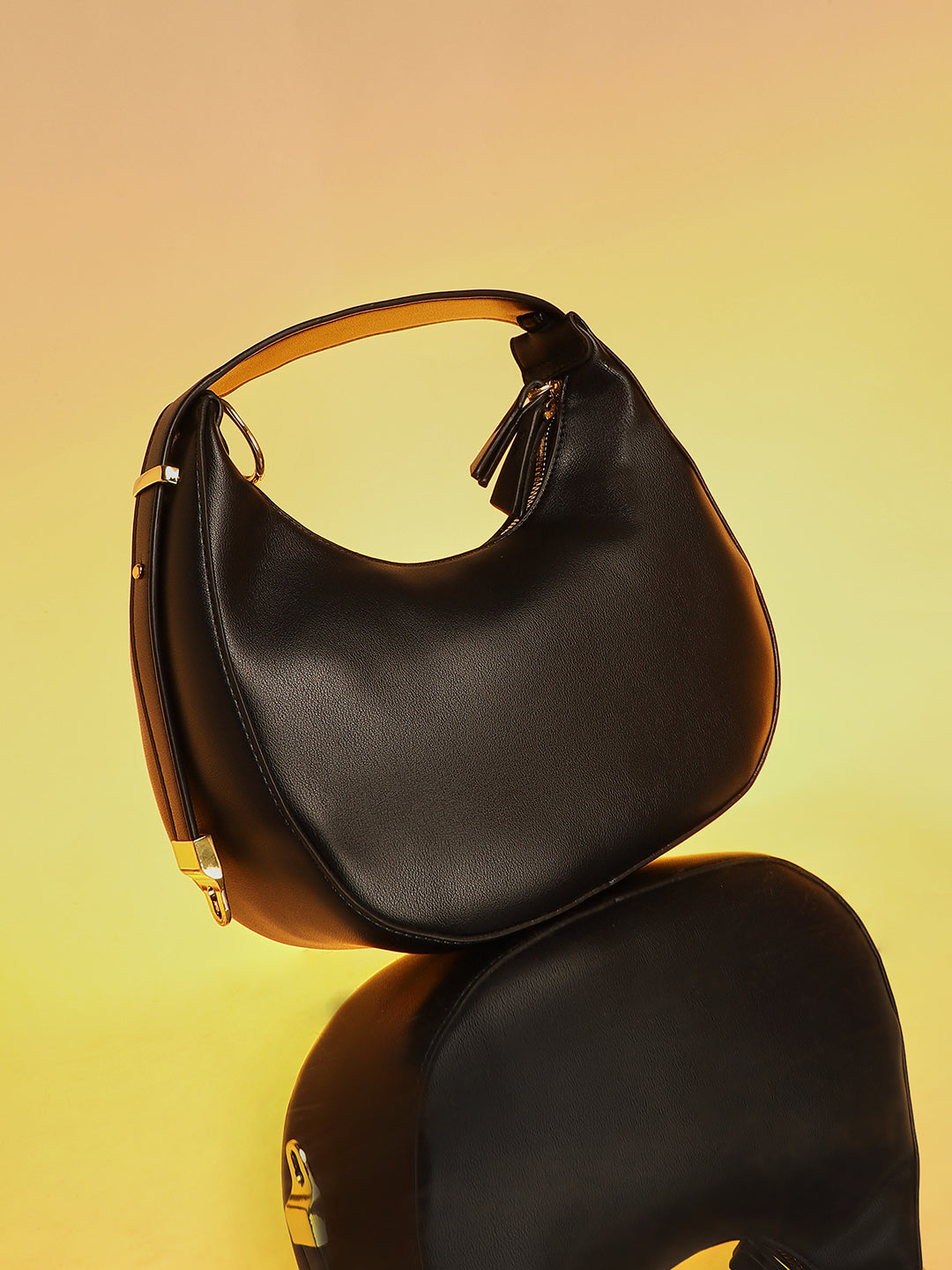 The Arch Hobo Bag - Midnight Black
