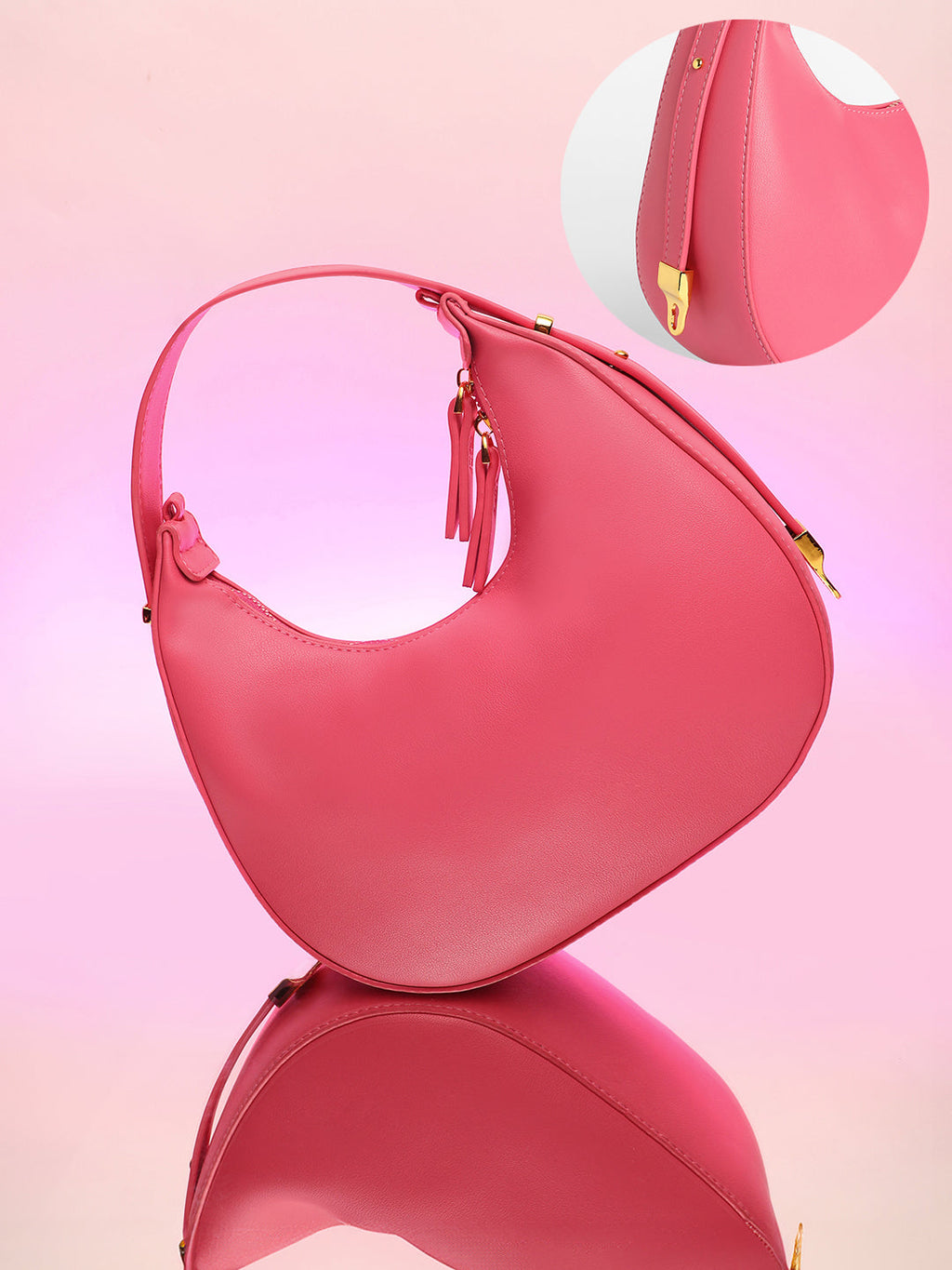 The Arch Hobo Bag - Barbie Pink