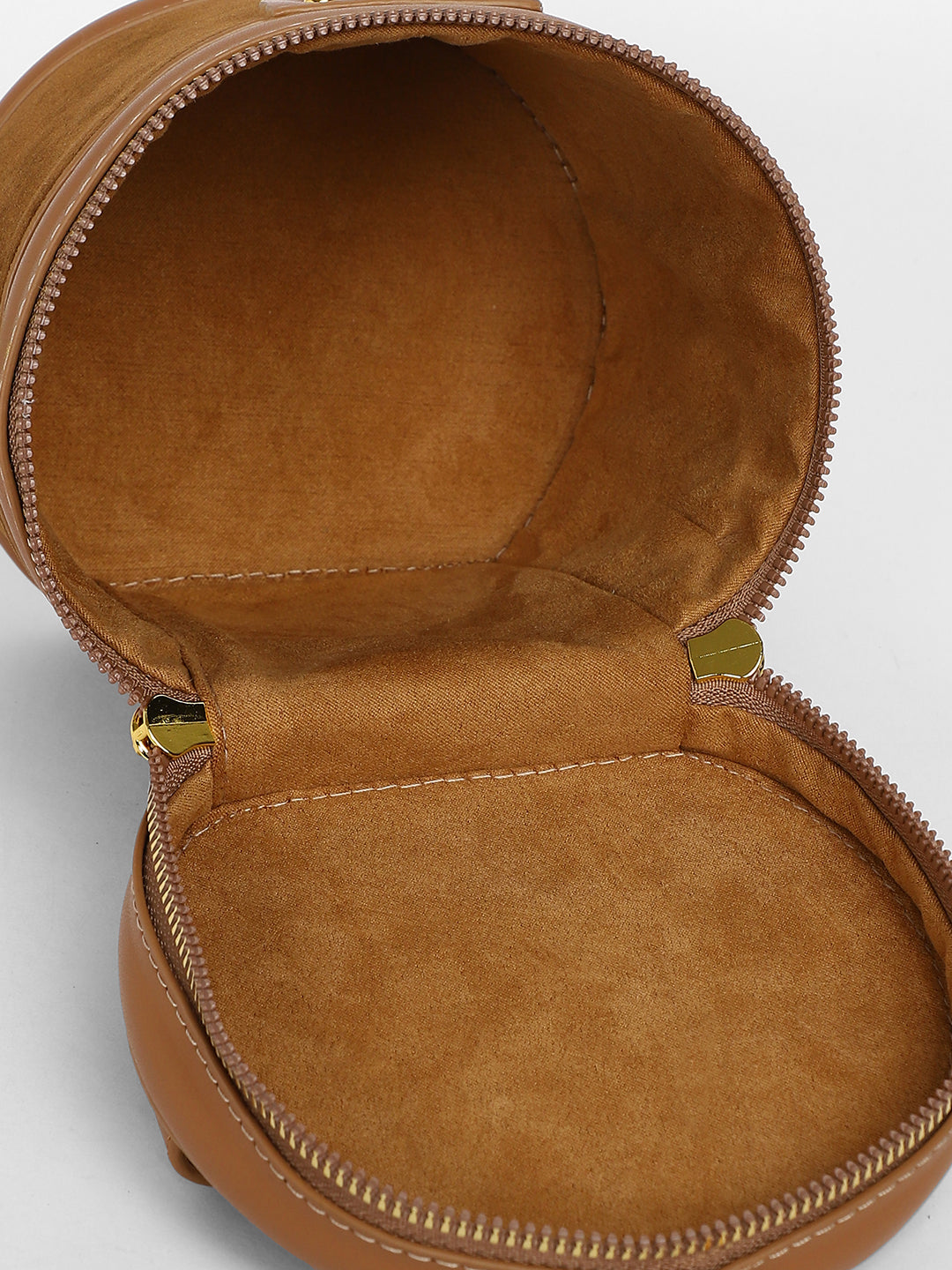 The Velvet Bucket Bag - Chocolate Brown