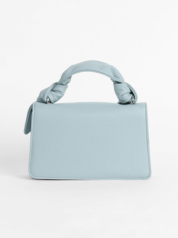 The Monogram Sash Hand Bag - Powder Blue
