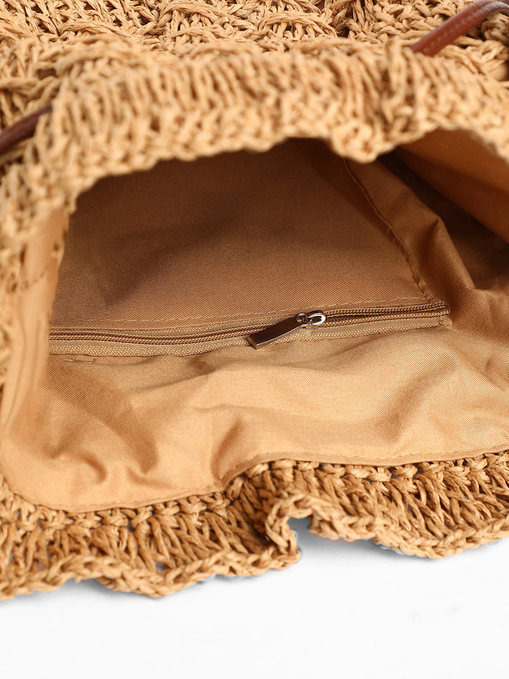 The Straw Bucket Bag - Beige