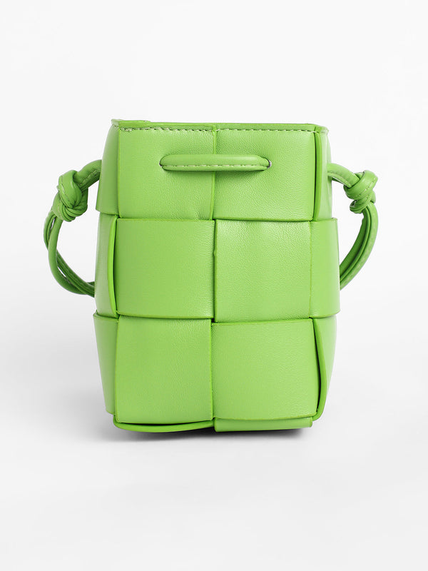 The Interwine Bucket Bag - Kelly Green