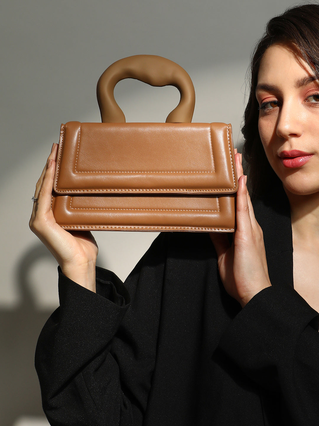 The Caldera Frost Hand Bag - Brown