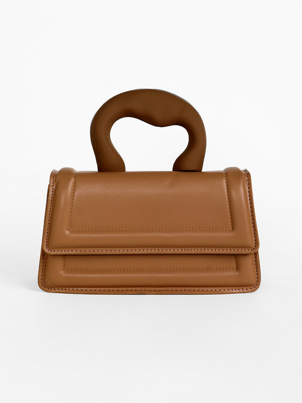 The Caldera Frost Hand Bag - Brown