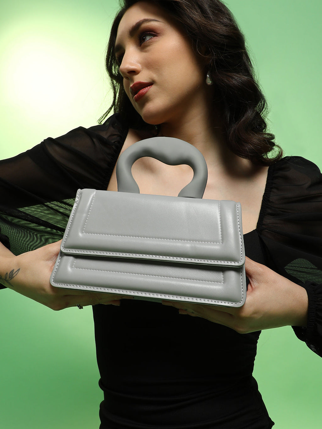 The Caldera Frost Hand Bag - Icy Blue