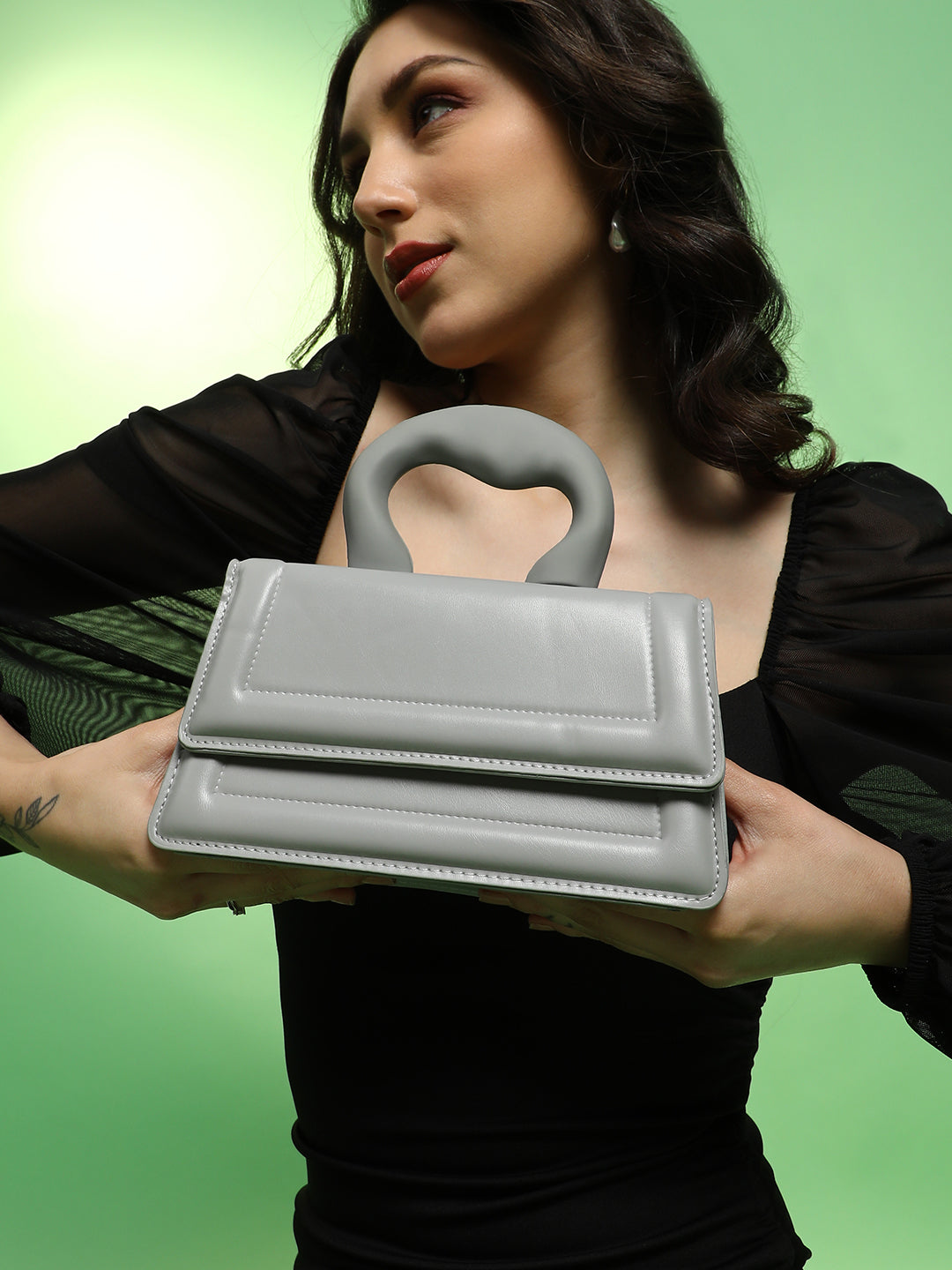 The Caldera Frost Hand Bag - Icy Blue