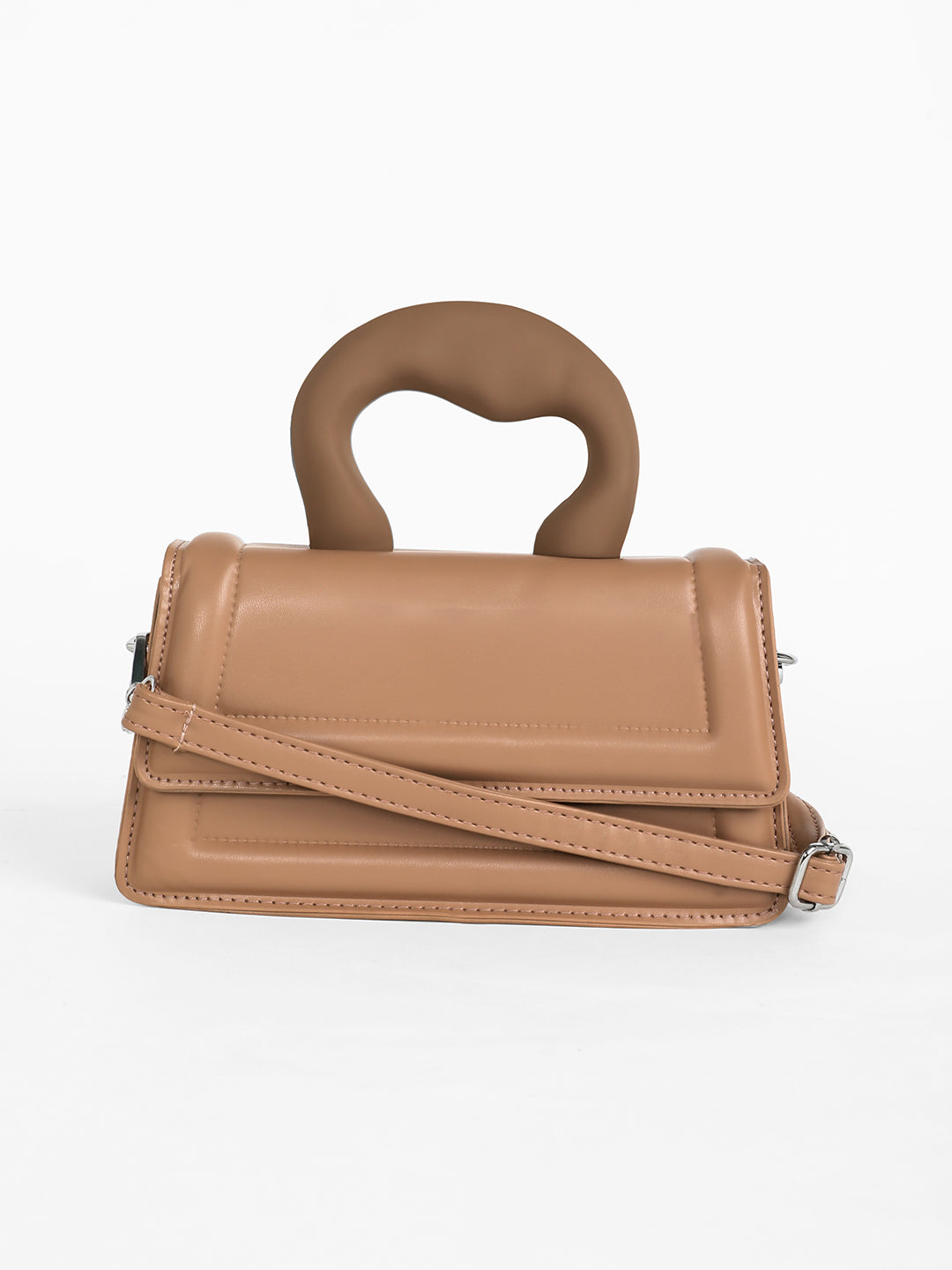 The Caldera Frost Hand Bag - Chocolate Brown