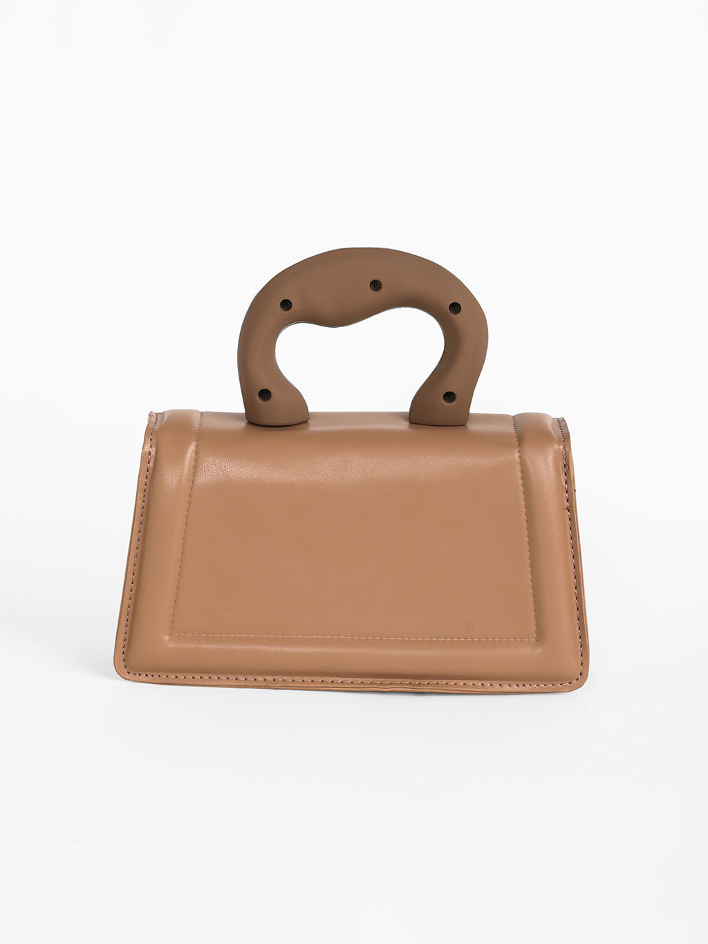The Caldera Frost Hand Bag - Chocolate Brown