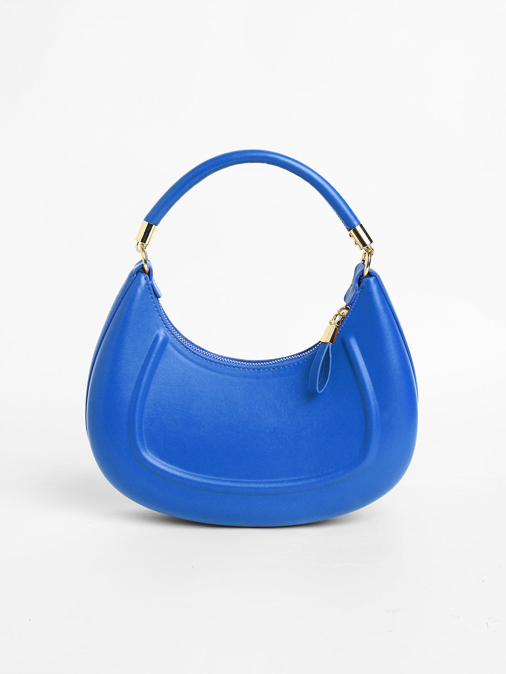 The Curve Hand Bag With Pouch - Royal Blue