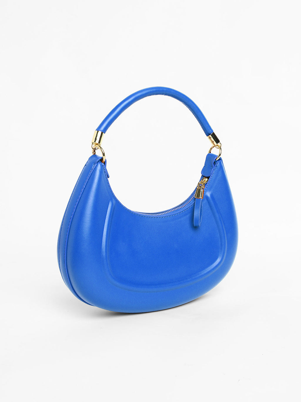 The Curve Hand Bag With Pouch - Royal Blue