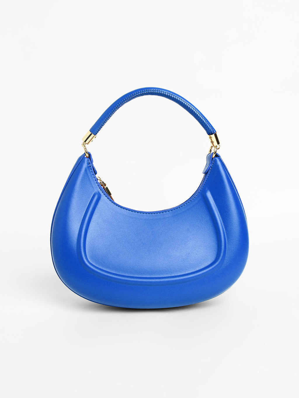 The Curve Hand Bag With Pouch - Royal Blue