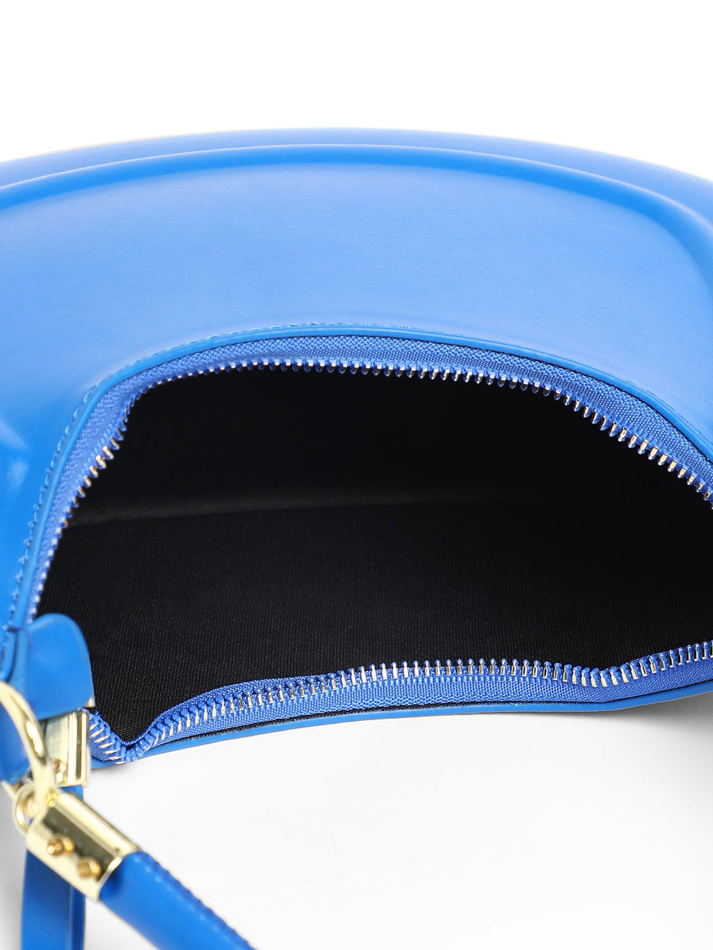 The Curve Hand Bag With Pouch - Royal Blue