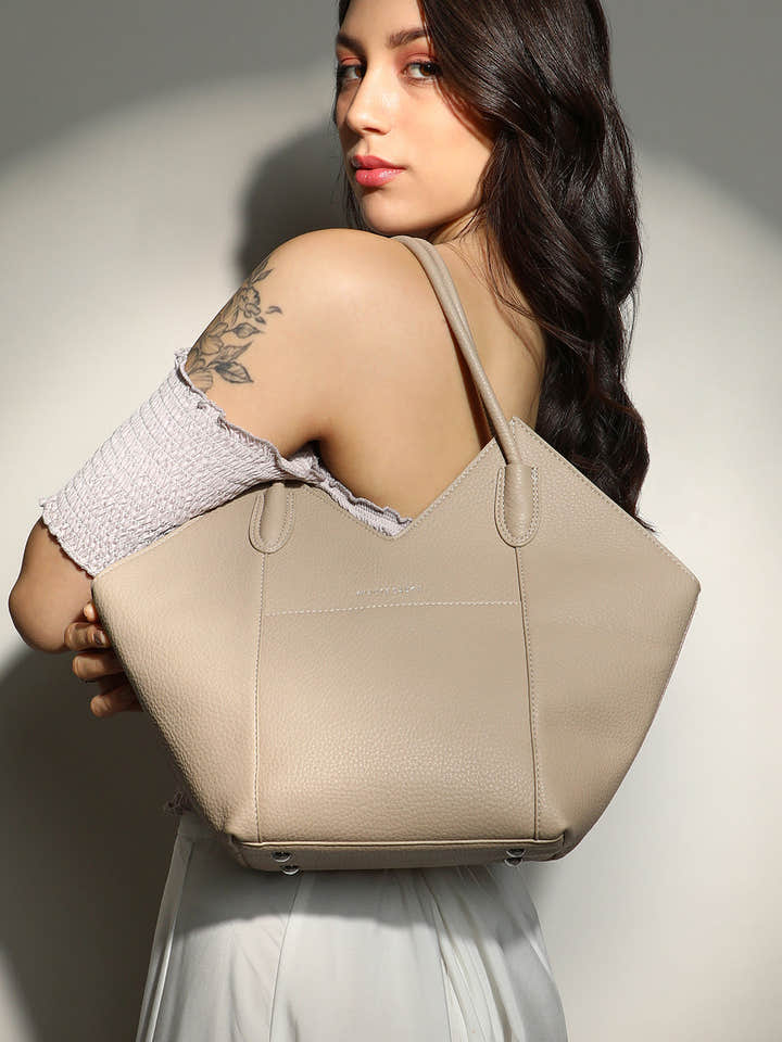 The Pike Tote Bag - Beige