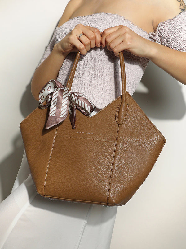 The Pike Tote Bag - Chocolate Brown