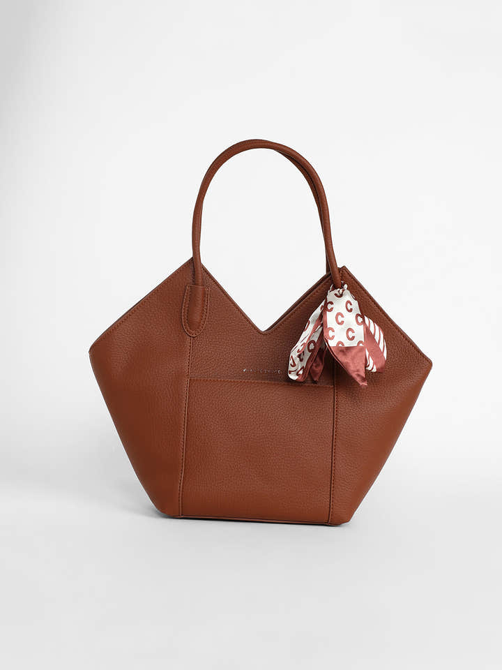 The Pike Tote Bag - Terracotta Brown