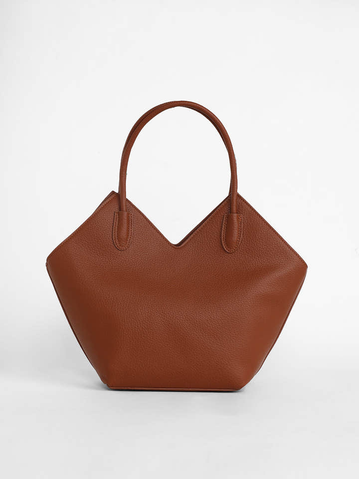 The Pike Tote Bag - Terracotta Brown