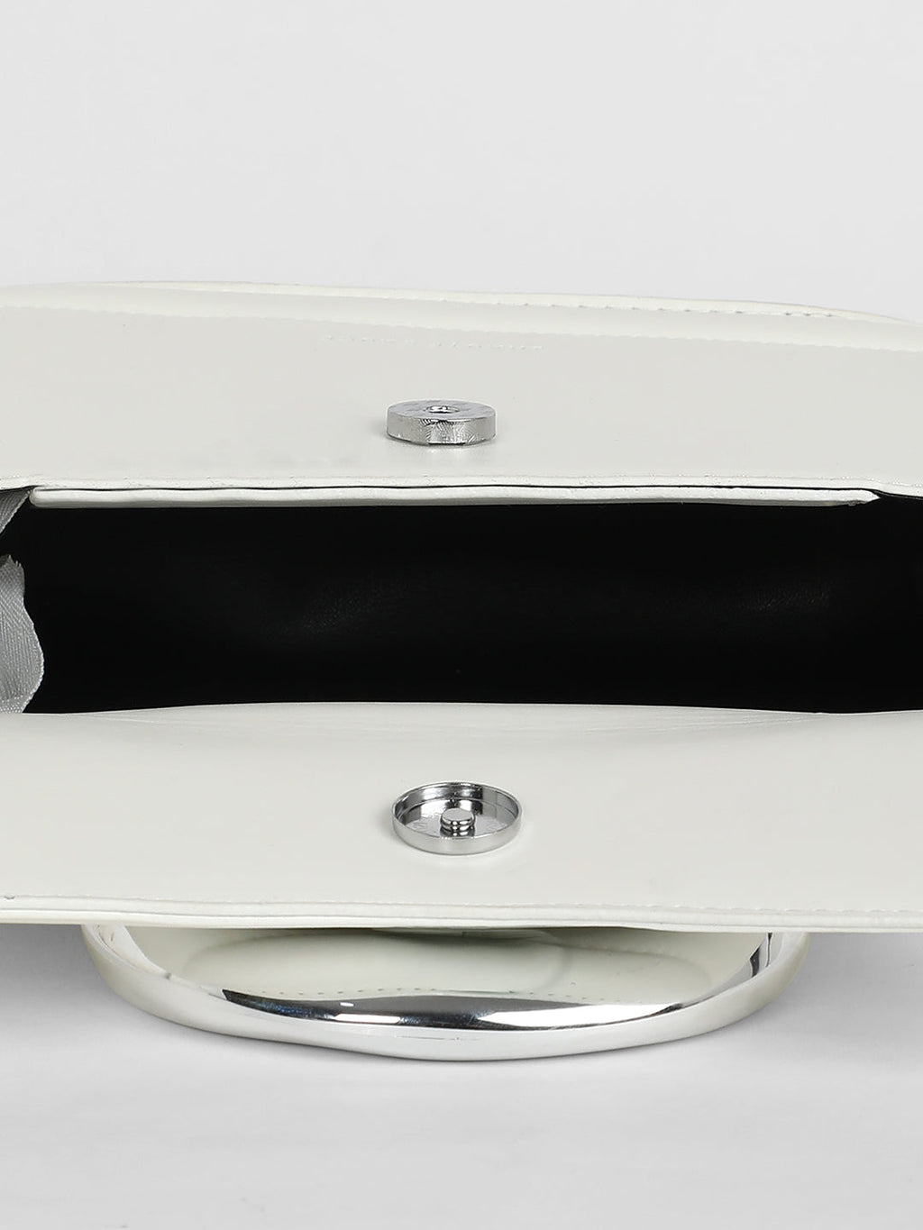 The Caldera Gloss Hand Bag - Chalk White