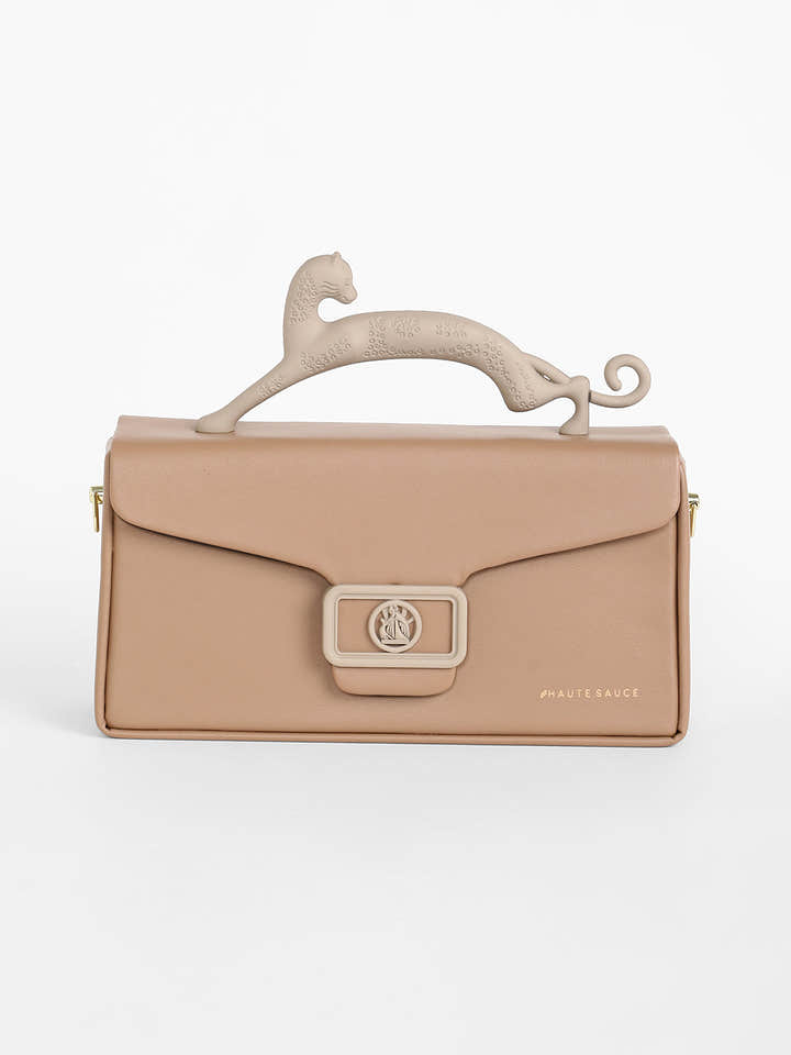The Jaguar Frost Hand Bag - Tan Brown