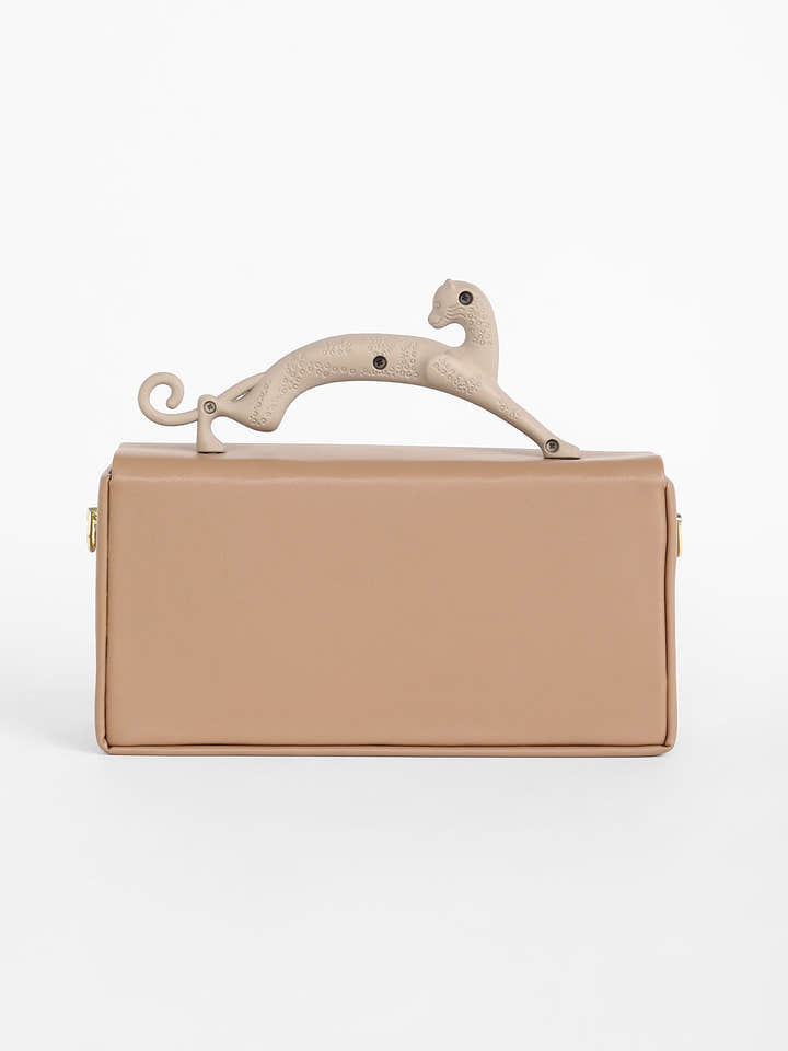 The Jaguar Frost Hand Bag - Tan Brown