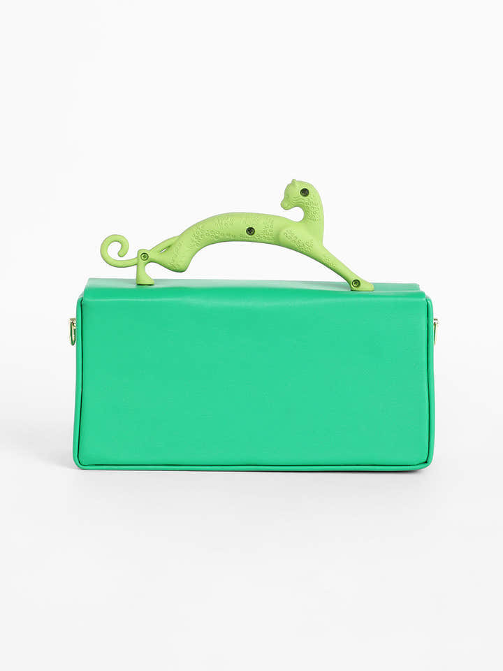 The Jaguar Frost Hand Bag - Shamrock Green