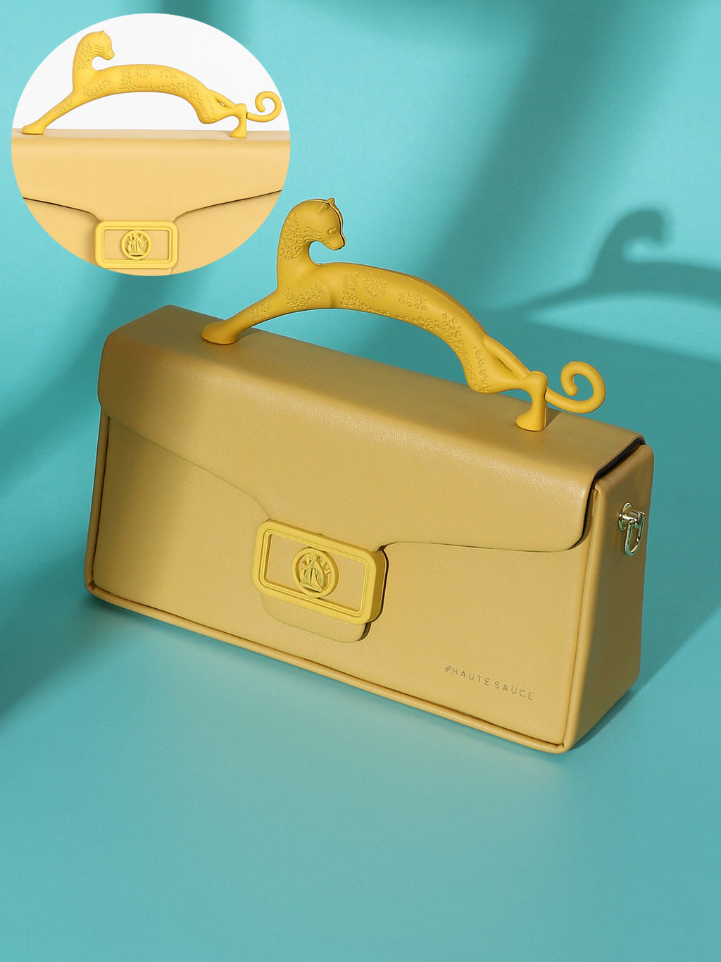 The Jaguar Frost Hand Bag - Canary Yellow