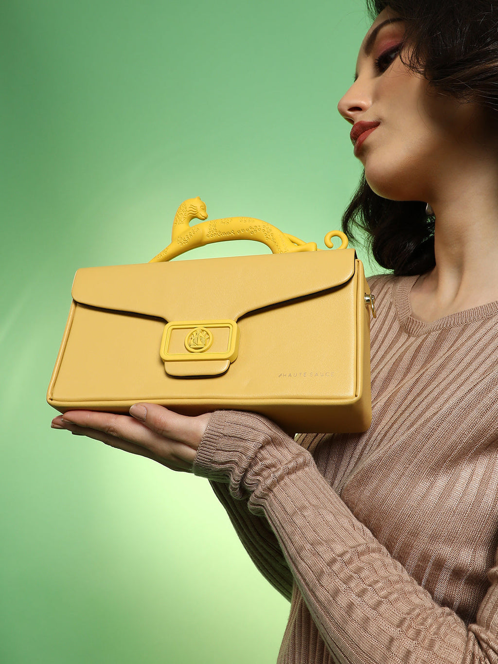 The Jaguar Frost Hand Bag - Canary Yellow