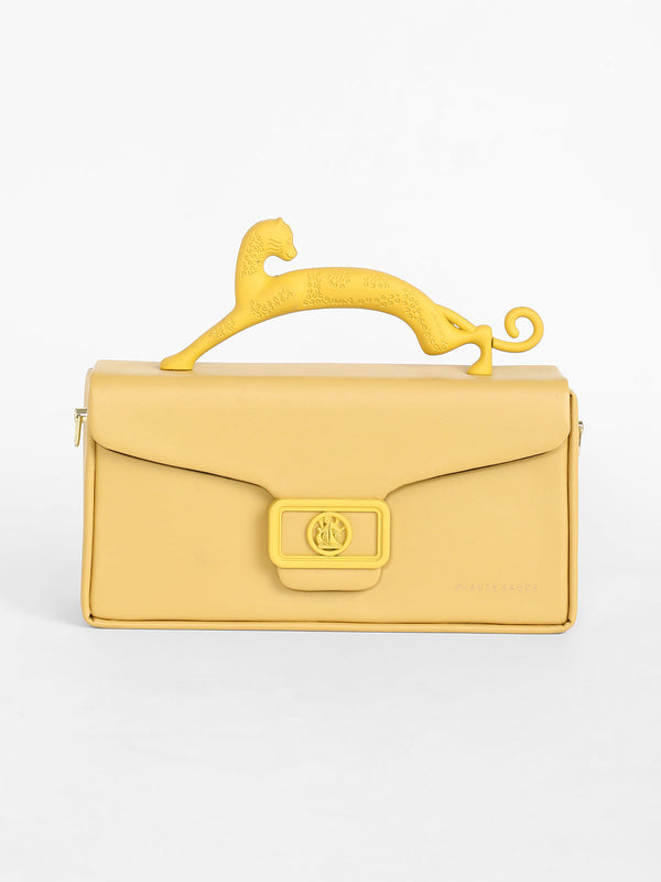 The Jaguar Frost Hand Bag - Canary Yellow