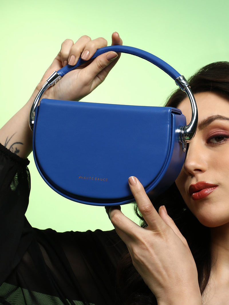 The Semi Hand Bag - Royal Blue