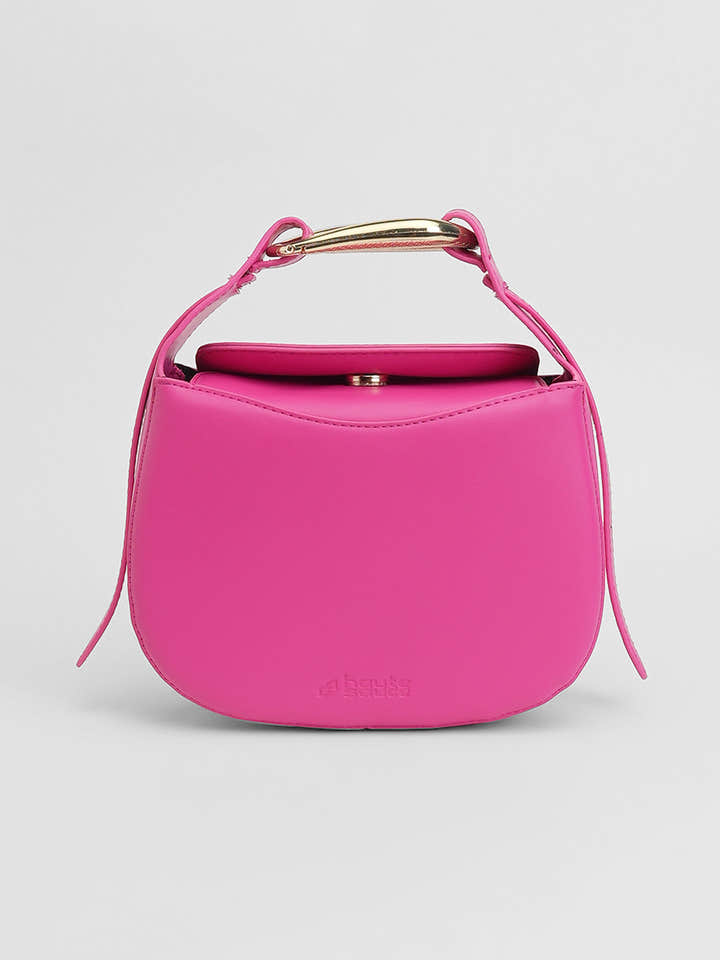 The Etna Hand Bag - Fushcia Pink