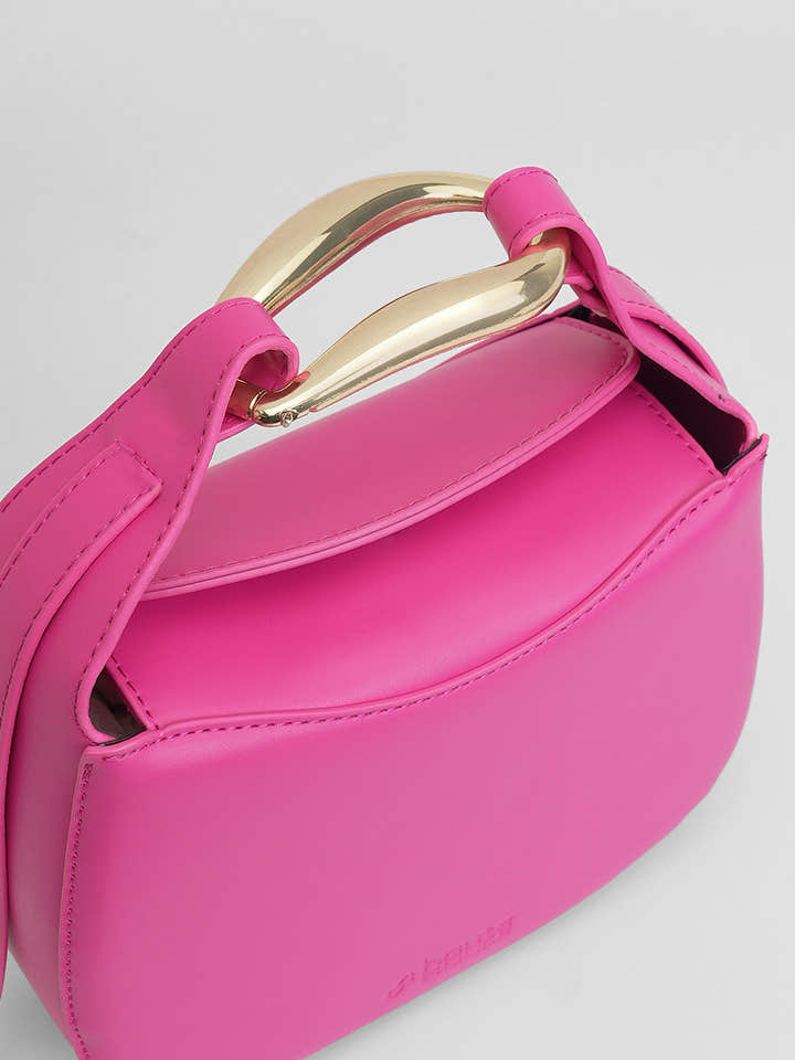 The Etna Hand Bag - Fushcia Pink