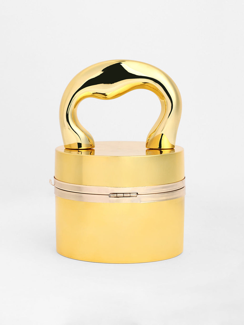 The Caldera Gloss Bucket Bag - California Gold