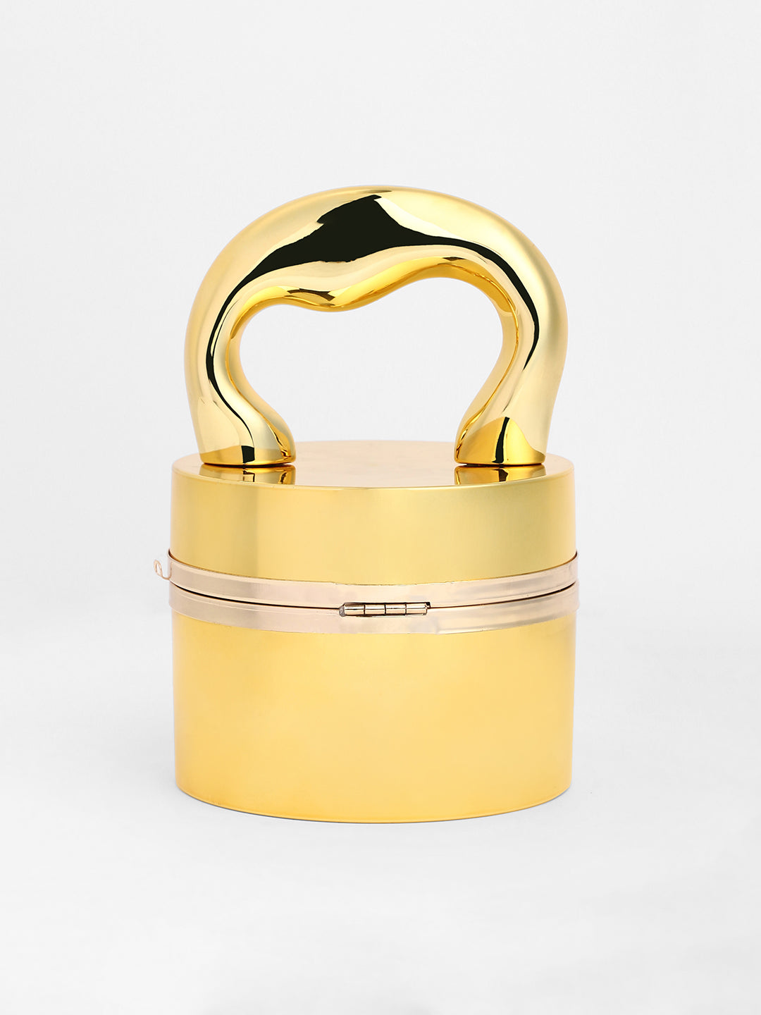 The Caldera Gloss Bucket Bag - California Gold