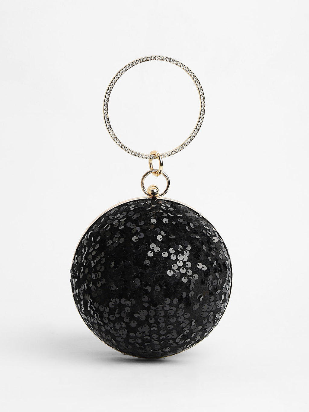 The Discotheque Clutch Bag - Onyx Black