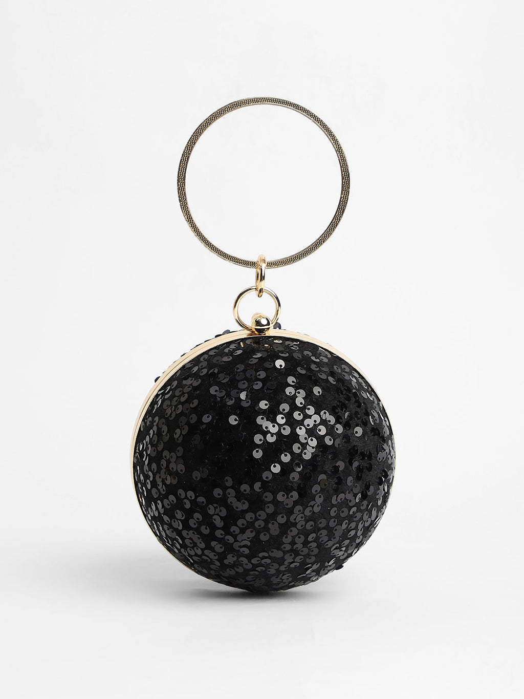 The Discotheque Clutch Bag - Onyx Black