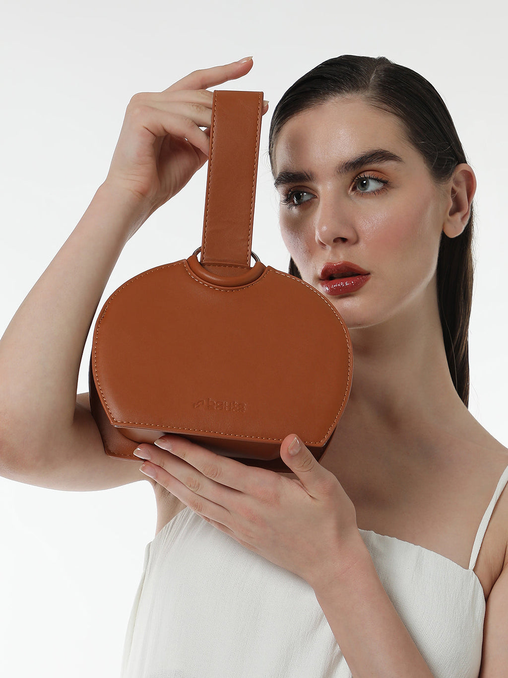 The Soiree Hand Bag - Chocolate Brown