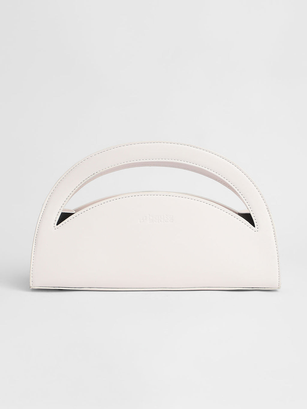 The Mezzaluna Hand Bag - Ivory White