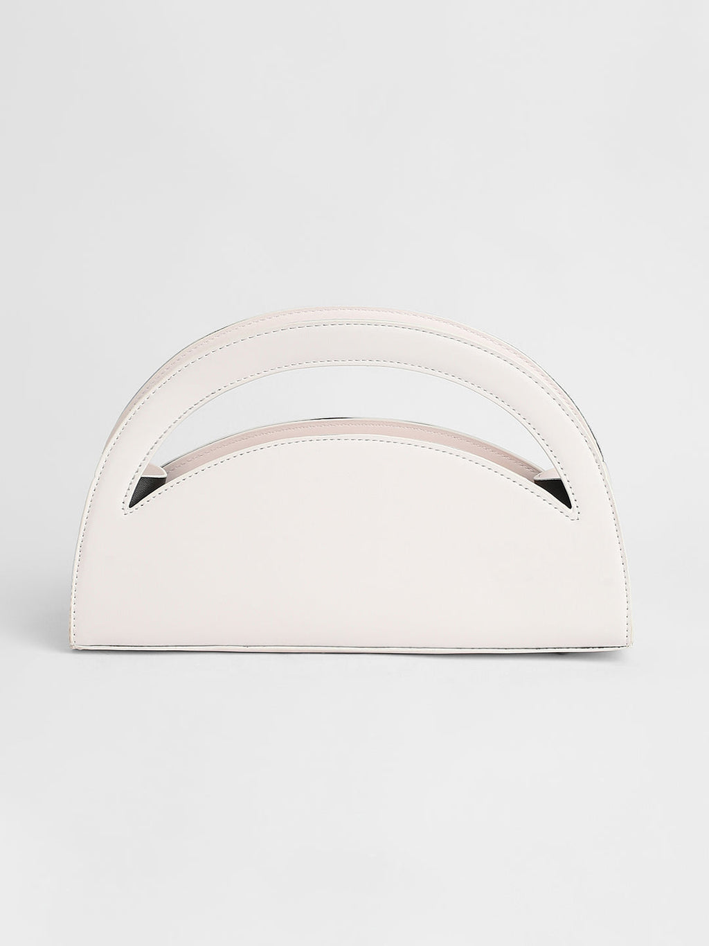 The Mezzaluna Hand Bag - Ivory White