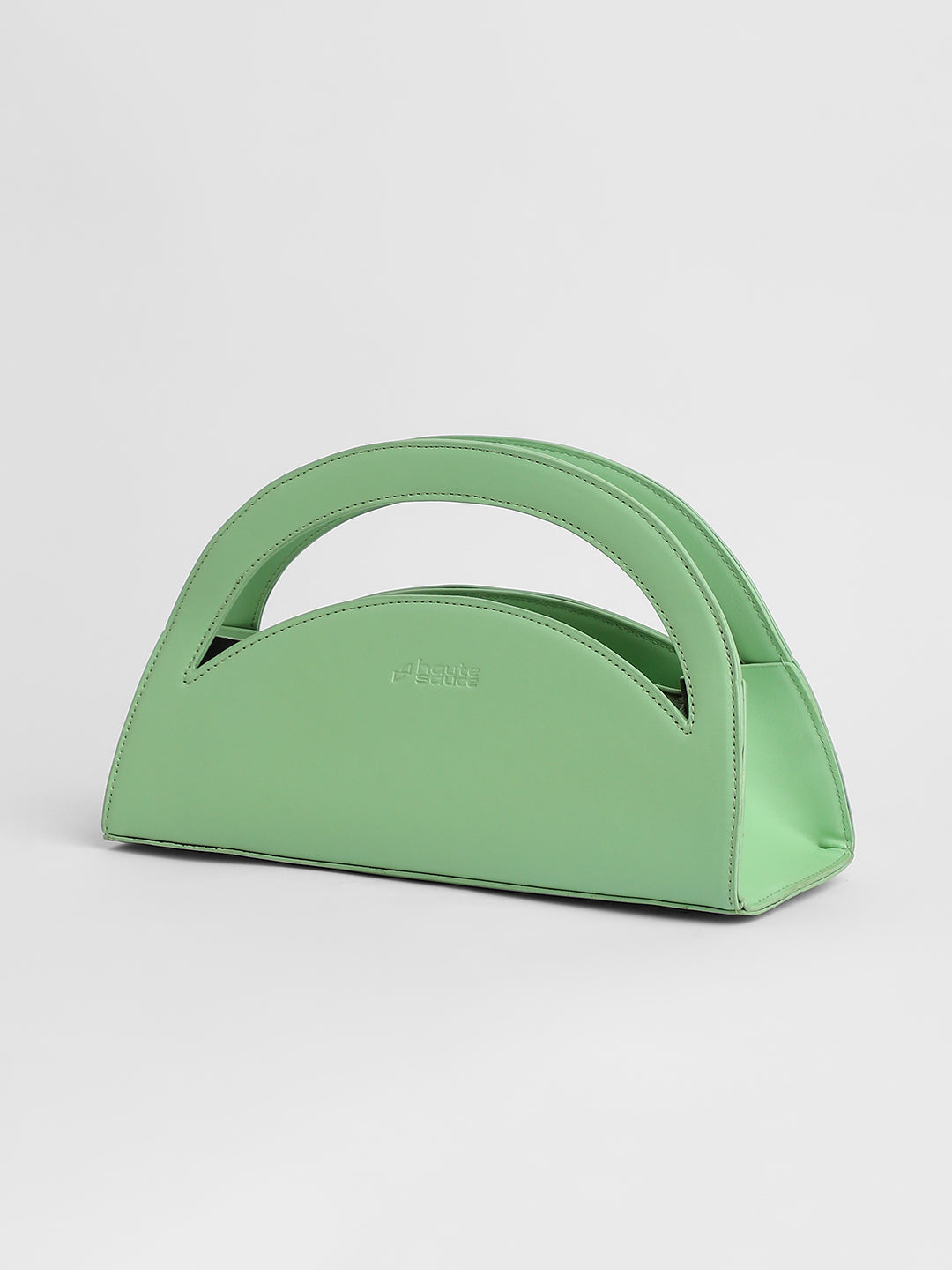 The Mezzaluna Hand Bag - Pistachio Green
