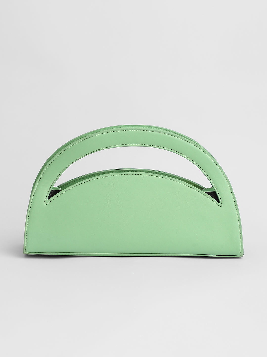 The Mezzaluna Hand Bag - Pistachio Green