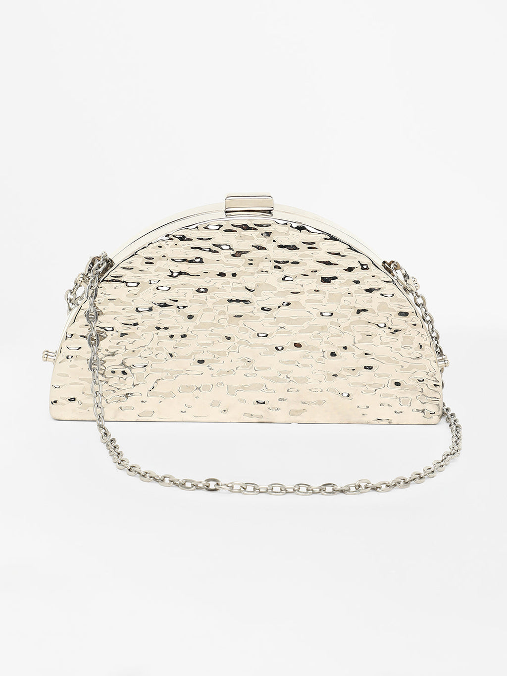 The Dented Curve Clutch Bag - California Gold