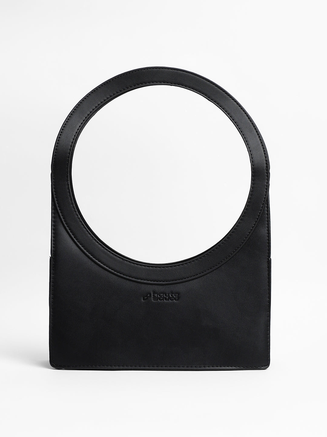 The Aureola Shoulder Bag - Onyx Black