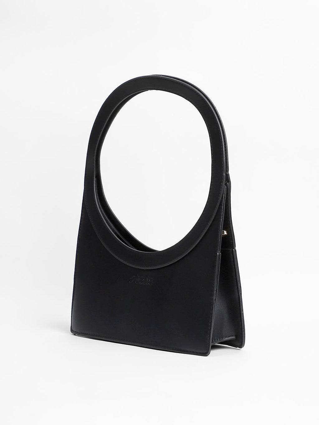 The Aureola Shoulder Bag - Onyx Black