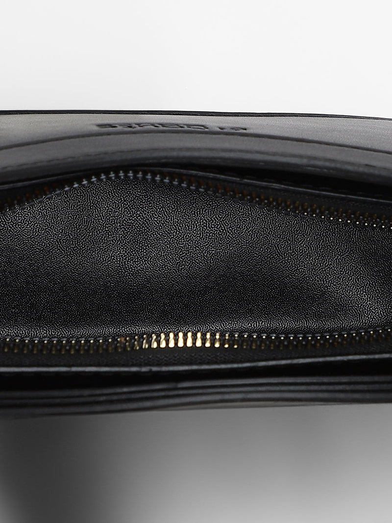 The Aureola Shoulder Bag - Onyx Black